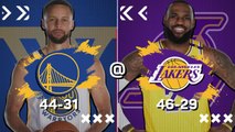 LeBron and Steph light up L.A. as Warriors win on the road