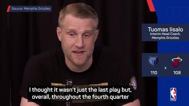 Buzzer-beating Ja Morant 'beautiful to watch' - Grizzlies coach Iisalo