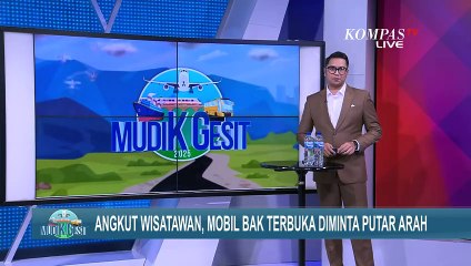 Polisi Tindak Penggunaan Mobil Bak Terbuka untuk Angkut Wisatawan saat Libur Lebaran
