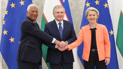 Von der Leyen y Costa participan en la primera cumbre entre la UE y Asia Central