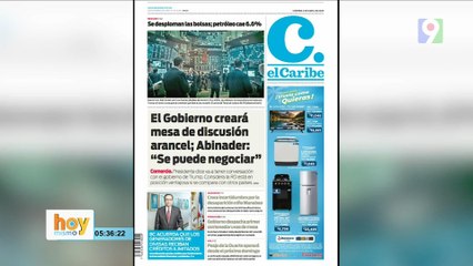 Titulares prensa dominicana viernes 04 de abril  2025 | Hoy Mismo