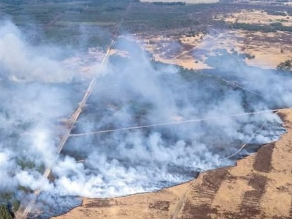 Wegen Pyrotechnik: Militär verursacht riesigen Waldbrand