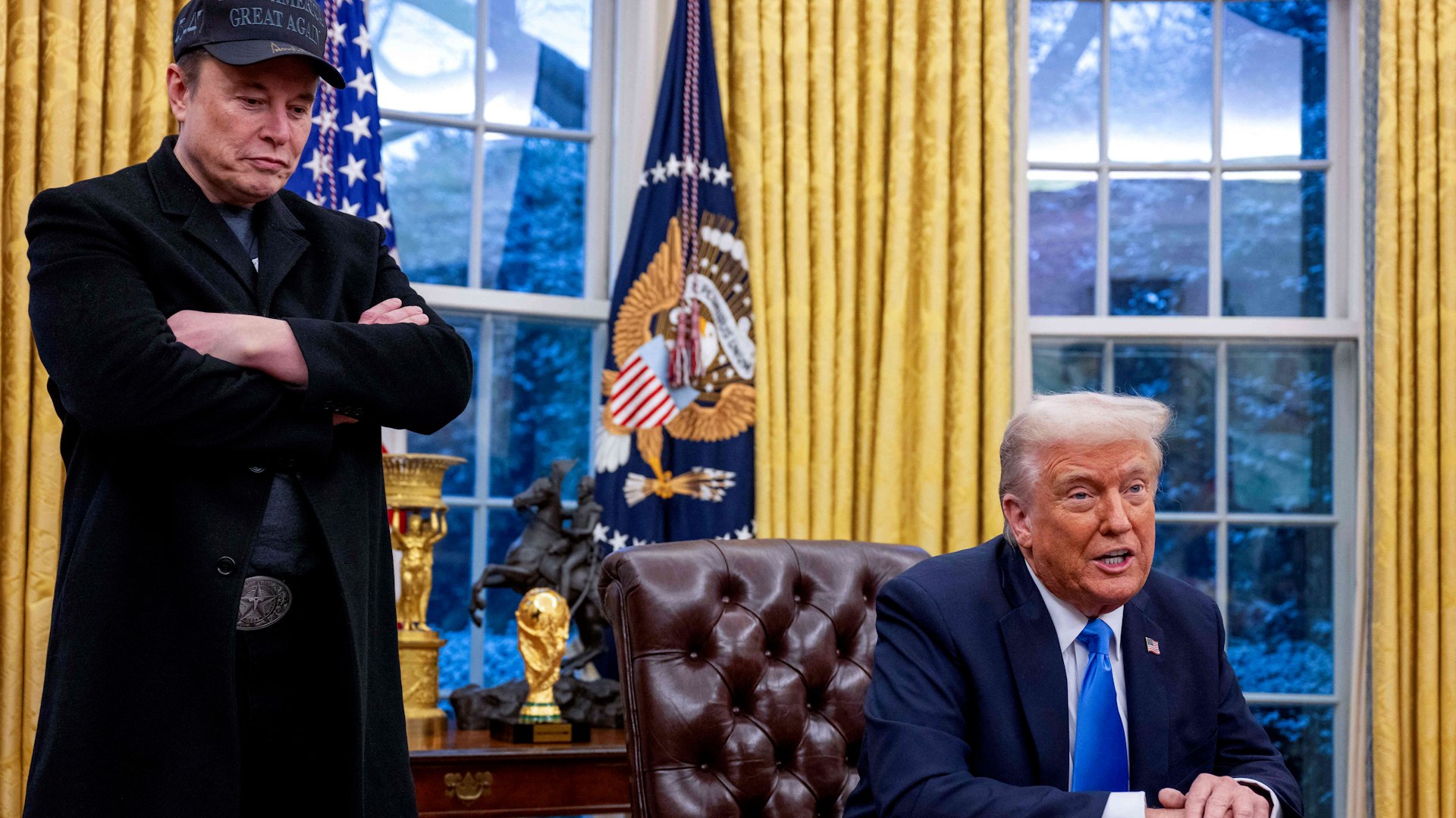 El presidente Donald Trump dijo a los periodistas a bordo del Air Force One que su asesor m�s poderoso y disruptivo, Elon Musk, probablemente se ir� en un futuro pr�ximo, "en unos meses".