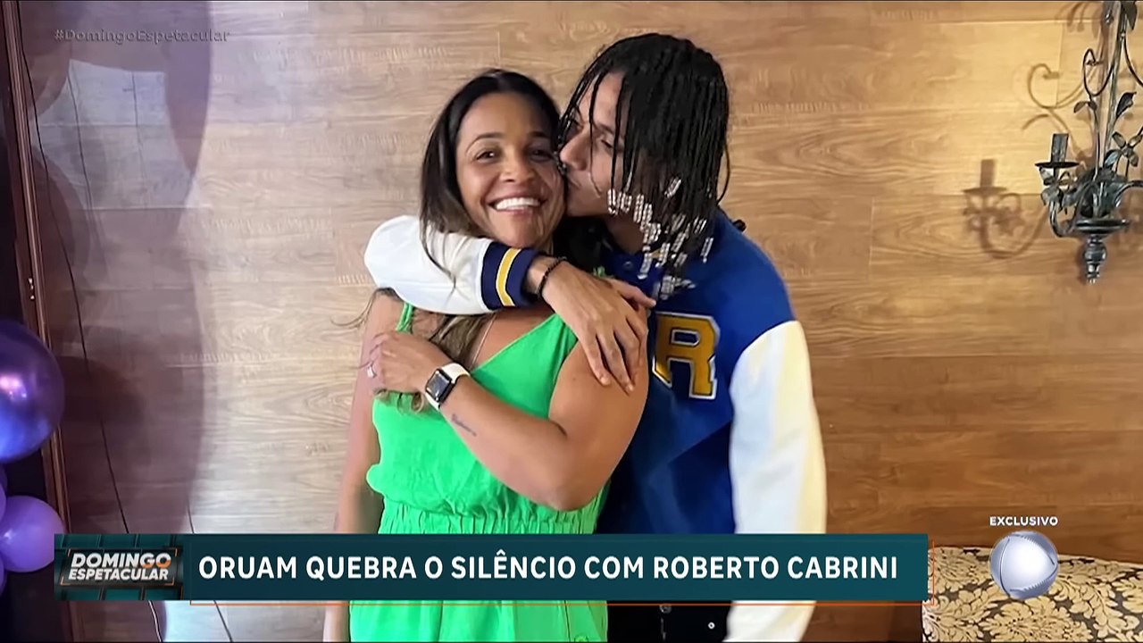 Oruam quebra o silêncio com Roberto Cabrini e fala sobre polêmicas  DOMINGO ESPETACULAR