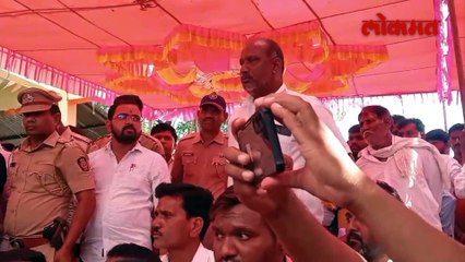 गृहराज्यमंत्री मस्साजोगमध्ये, योगेश कदमांसमोर काय काय घडलं?