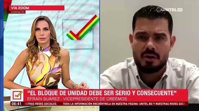 Encuesta del bloqueo de unidad ya está en curso, incluye a Tuto y resultados no se difundirán para evitar inhabilitación, dicen desde Creemos