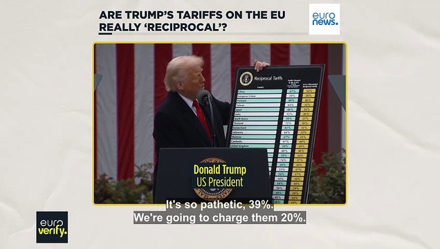 Fact check: Are Donald Trump's tariffs on the EU really reciprocal?