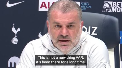 Postecoglou 'falling out of love with football' due to VAR