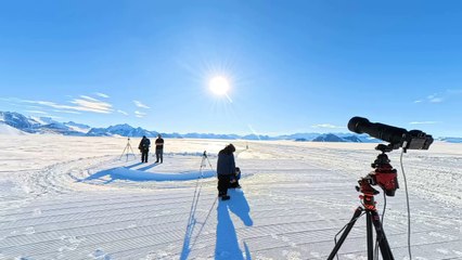 Timelapse of the 24 hour Antarctic sun Video