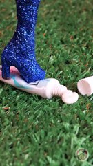 Make the Sparkliest Tiny Shoes Ever! ✨👠💖 #diy