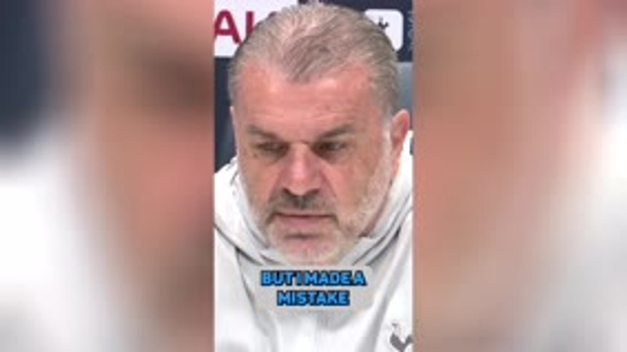 Postecoglou 'made a mistake' celebrating disallowed goal