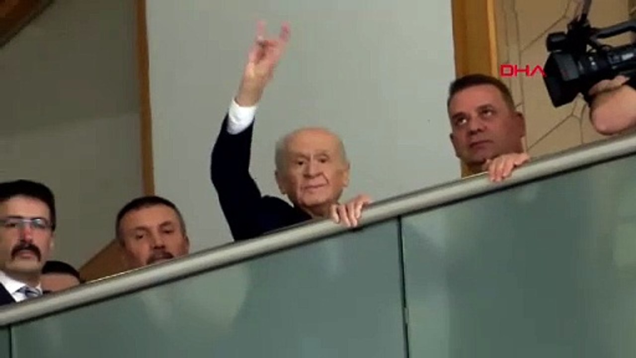 MHP lideri Bahçeli 2 ay sonra ilk kez kameralar karşısında!