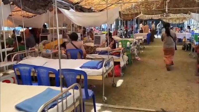 Myanmar earthquake victims treated in field hospitals as WHO warns of disease risk