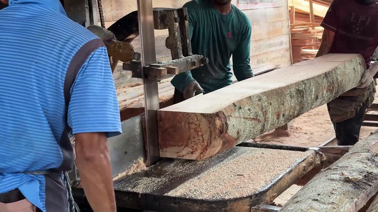 Basic Steps of Sawing a 2x20 Wood with a Machine