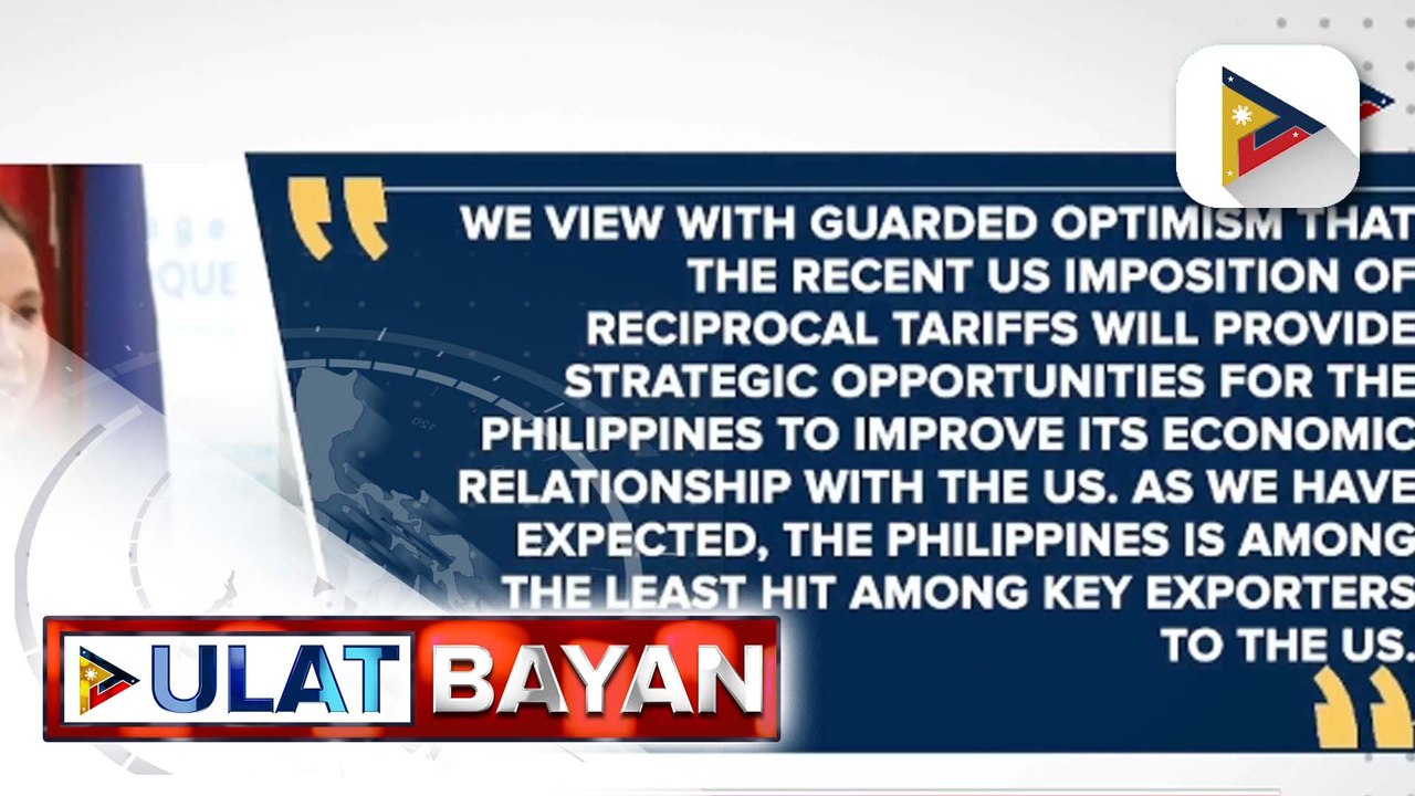 DTI, positibo ang pananaw sa bagong taripa na ipinataw ng US sa export goods ng Pilipinas