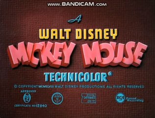 Mickey Mouse y la foca De Walt Disney TECHNICOLOR