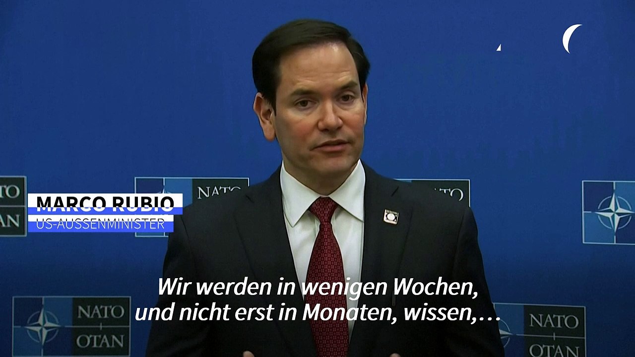Rubio: 'In wenigen Wochen wissen wir, ob Putin es ernst meint'
