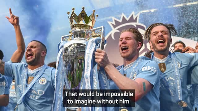 De Bruyne is one of the Premier League's greatest midfielders - Guardiola