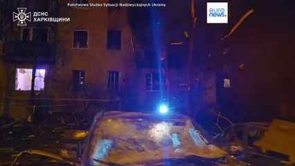 Kolejny rosyjski atak na dzielnicę mieszkaniową w Charkowie, są ofiary