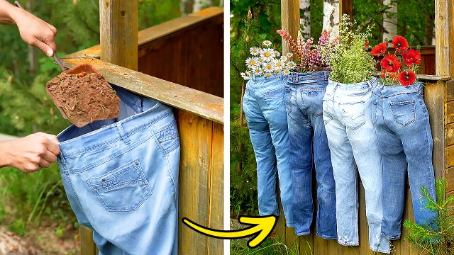 Upcycling Old Clothes into Garden Decor: Best Out of Waste Ideas for Plants 🌱