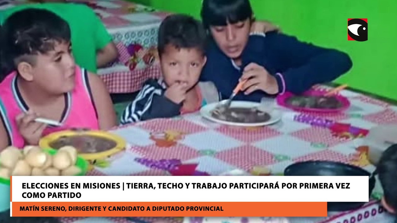 Elecciones en Misiones  Tierra, Techo y Trabajo participará por primera vez como partido
