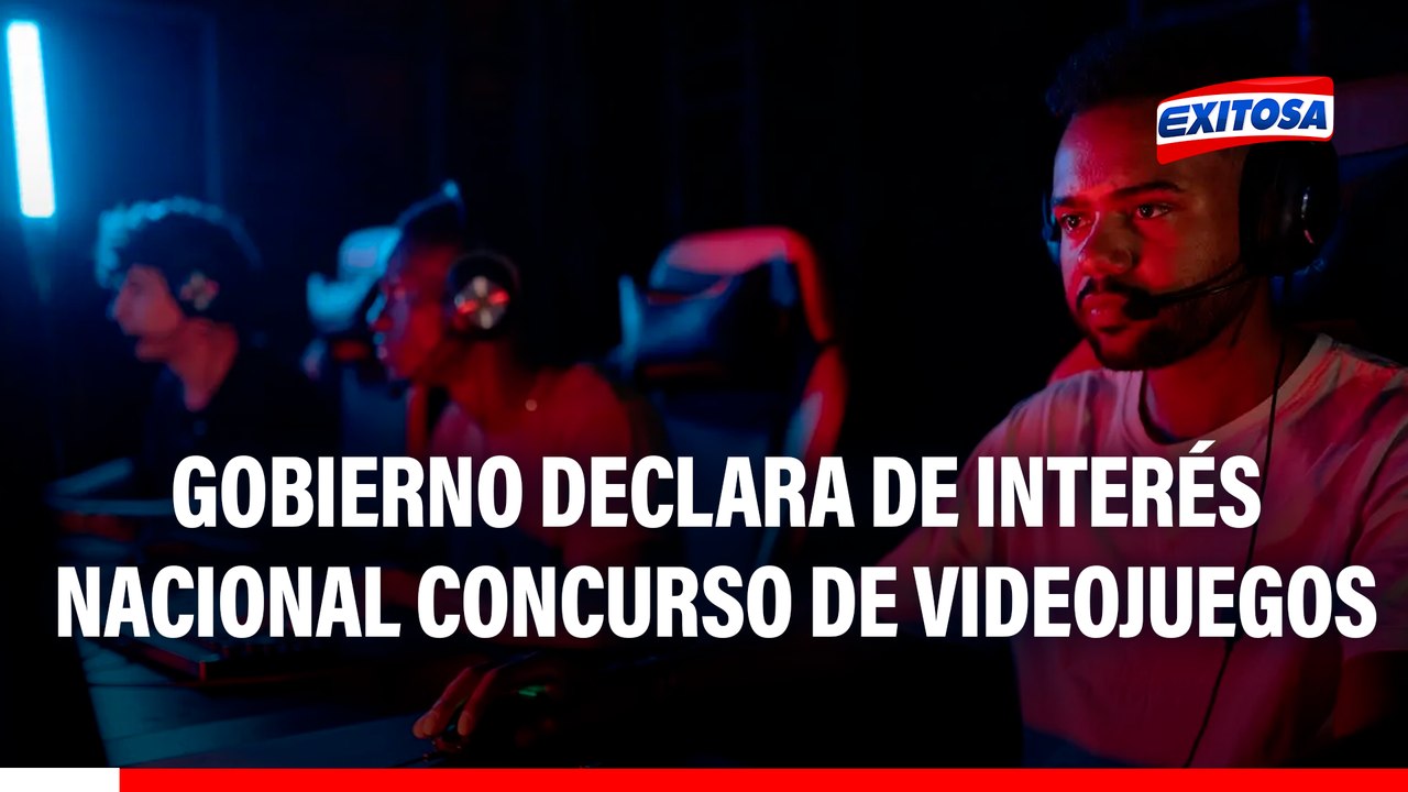 🔴🔵 Gobierno promulga ley que declara de interés nacional concurso de videojuegos