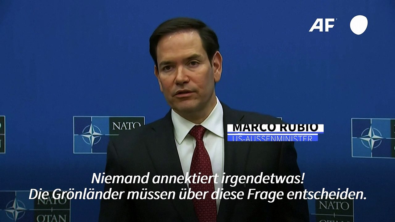 Rubio: Wir werden nicht zulassen, dass 'China Grönland kontrolliert'