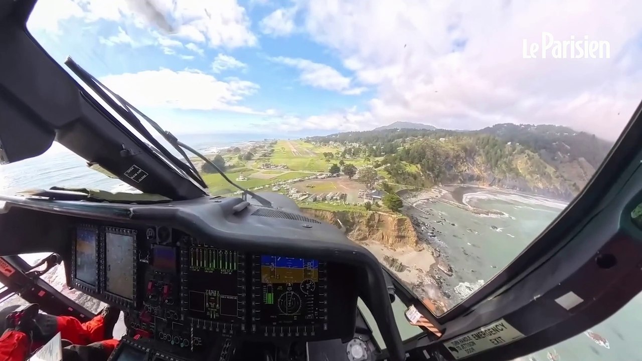 L'opération de secours d'un randonneur après avoir chuté d'une falaise de 30 mètres