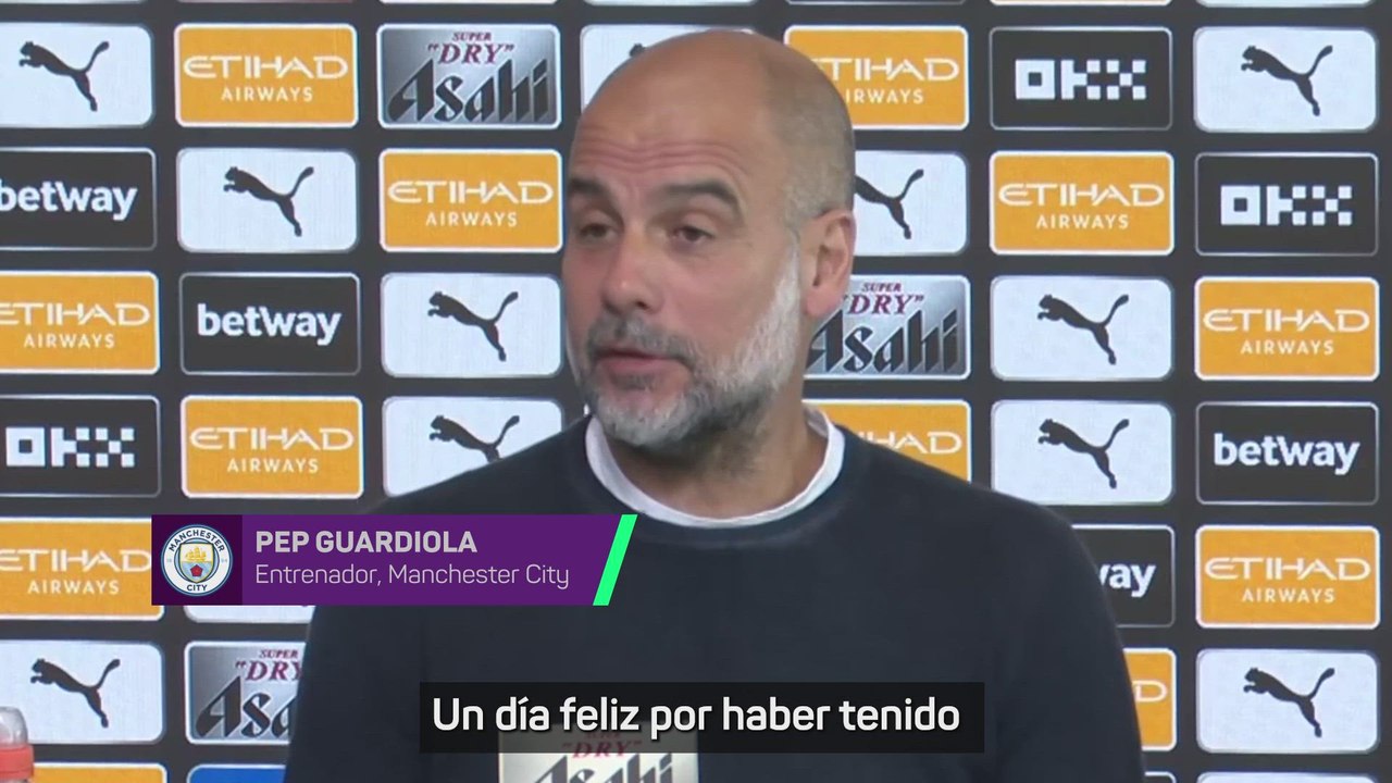Guardiola reacciona en directo al adiós de Kevin De Bruyne al Manchester City