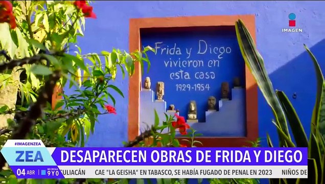 Denuncian la desaparición de obras de Frida Kahlo y Diego Rivera