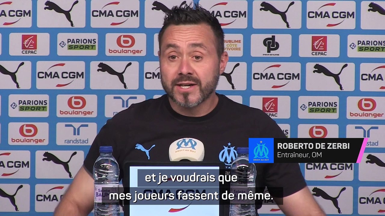 De Zerbi : "Certains veulent me faire passer pour un criminel et ce n'est pas juste"