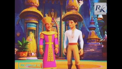 A blind king wanted to kill his prince because prince couldnt obey king's order _