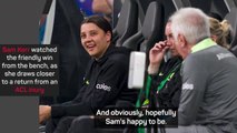 'Real supporters' showed what they think of Sam Kerr - Australia coach