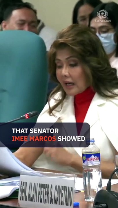 Imee: If DOJ drafted complaint vs Duterte, why was he surrendered to ICC?