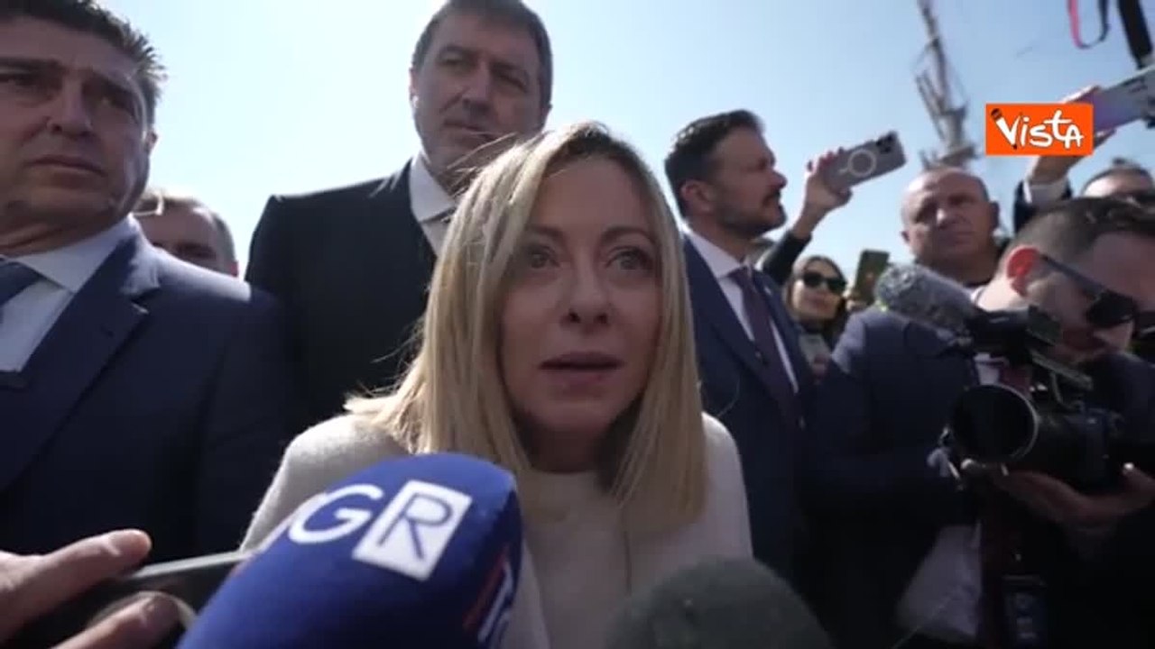 Meloni: «Va trovata una soluzione comune ai dazi o ci indeboliamo tutti»