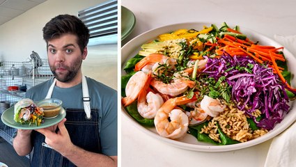 How to Make Spring Roll Salad