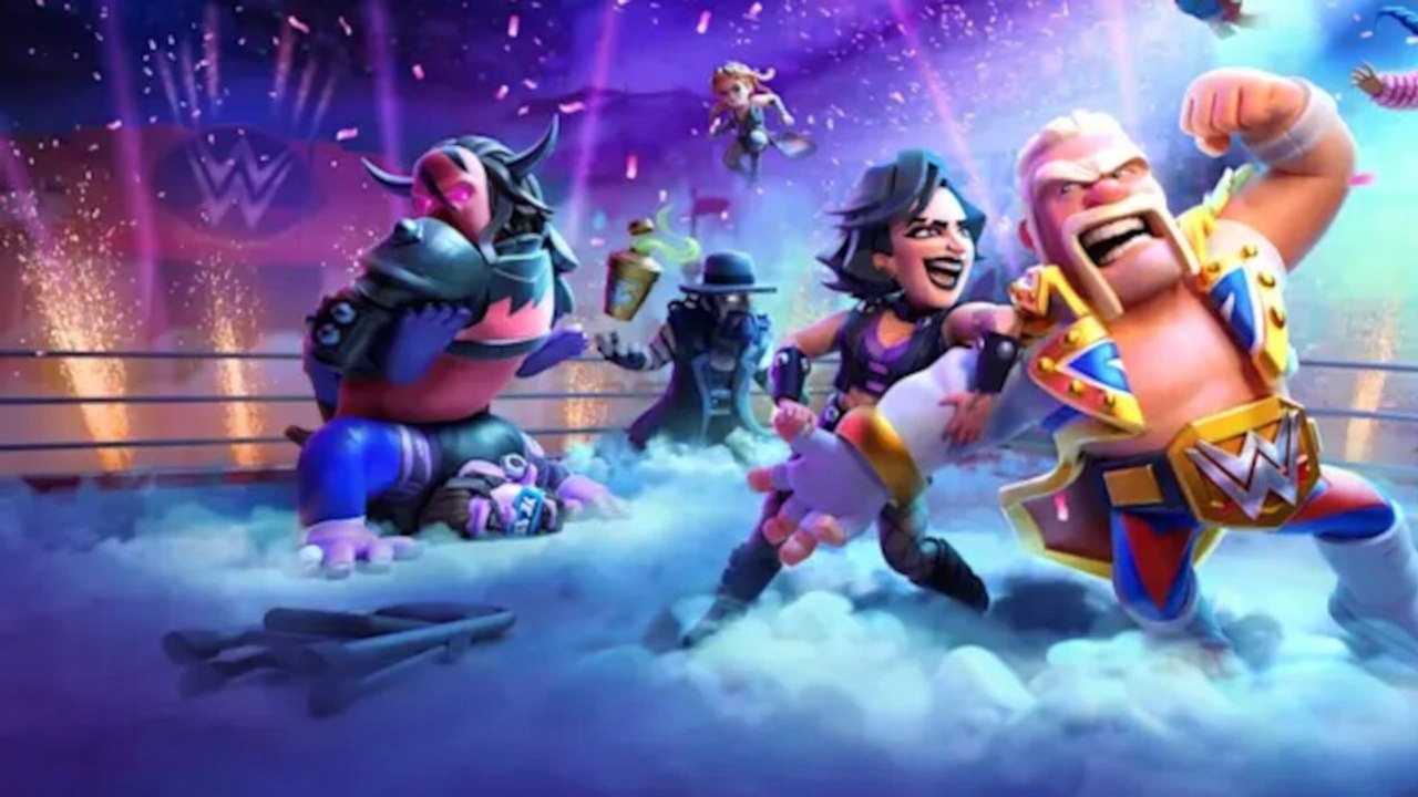 Die Wrestler kommen: WWE-Superstars kämpfen jetzt im virtuellen Ring von Clash of Clans