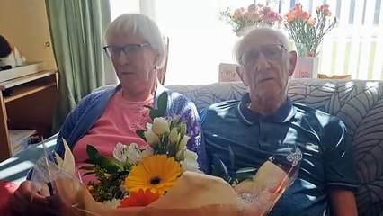 Jim and Brenda Collins are celebrating their 70th wedding anniversary