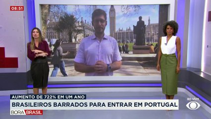 Cresce em 700% número de brasileiros barrados para entrar em Portugal