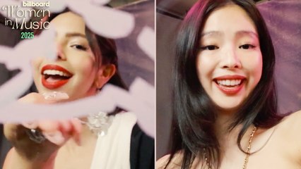 JENNIE, Ángela Aguilar & More Sign XOXO On The Camera Lens | Billboard Women In Music 2025