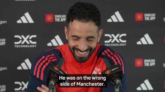 Amorim sees the funny side of De Bruyne's Man City exit