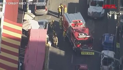 Minivan investe persone nel centro di Los Angeles: diversi feriti