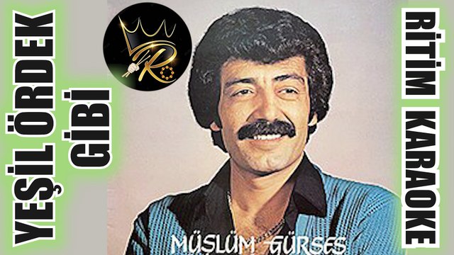 Yeşil Ördek Gibi - Müslüm Gürses ✩ Ritim Karaoke (Sivas Hüseyni Minör 4/4 - 8/8 Oryantal Anonim)