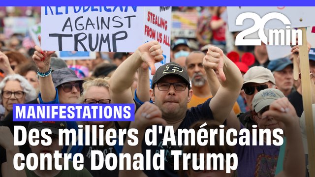 Des milliers d'Américains manifestent contre Donald Trump