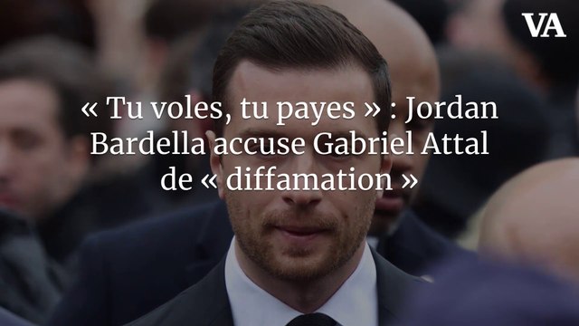 « Tu voles, tu payes » : Jordan Bardella accuse Gabriel Attal de « diffamation »