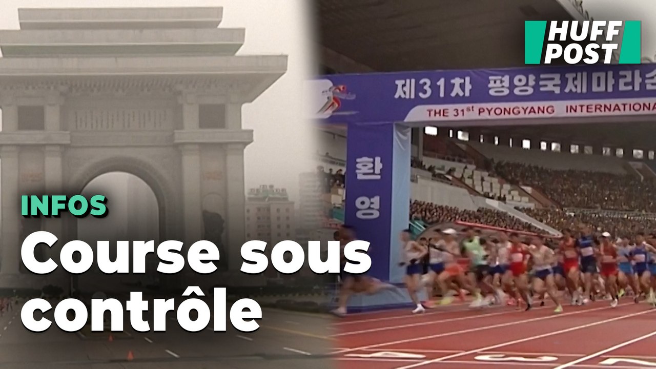 Ces marathoniens ont pu courir dans la capitale de la Corée du Nord, une première en six ans