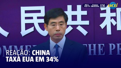 China reage e impõe tarifa de 34% a todos os produtos dos EUA