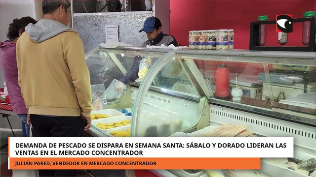 Demanda de pescado se dispara en semana santa: Sábalo y dorado lideran las ventas en el Mercado Concentrador