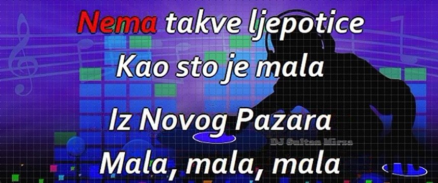 Mala iz Novog Pazara - Mile Kitić (uživo karaoke)