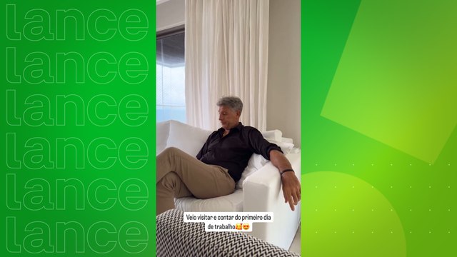 Carol Portaluppi brinca com Renato Gaúcho após primeiro dia no Fluminense